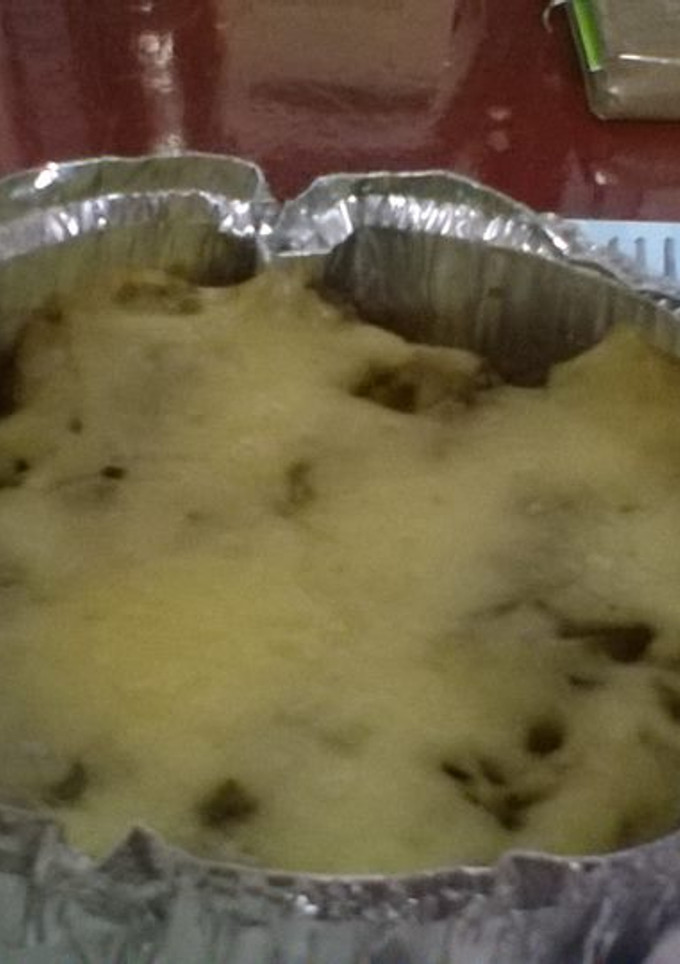 Una foto de Pastel de berenjenas con arroz y espinacas (Olla de cocción lenta-SlowCooker-CrockPot).