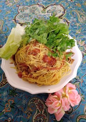 عکسی از دستور ماکارانی ساده😋