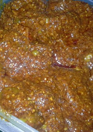 A picture of Aavakkai Pickle.