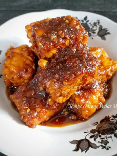 Foto resep Tempe goreng pedas manis