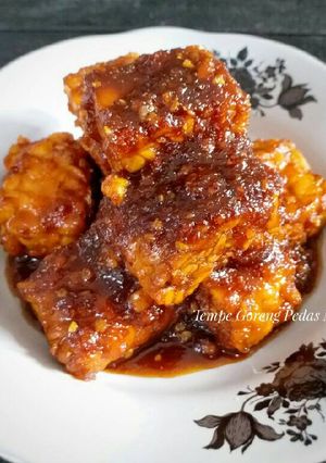 Foto resep Tempe goreng pedas manis