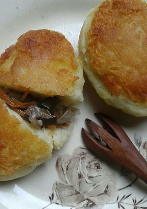 Una foto de Papas Rellenas con Berenjena