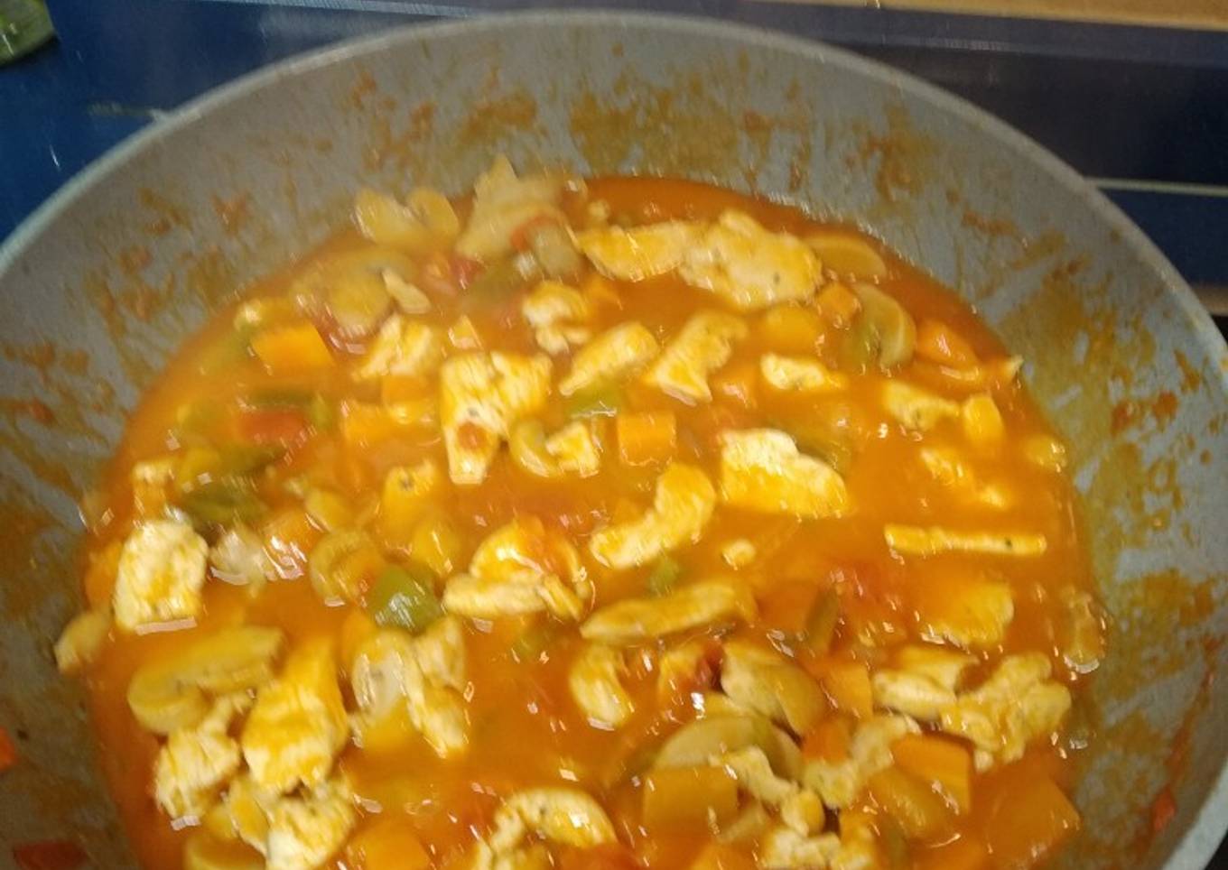 Pechuga con verduras