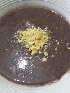 Una foto de Crema de frijol