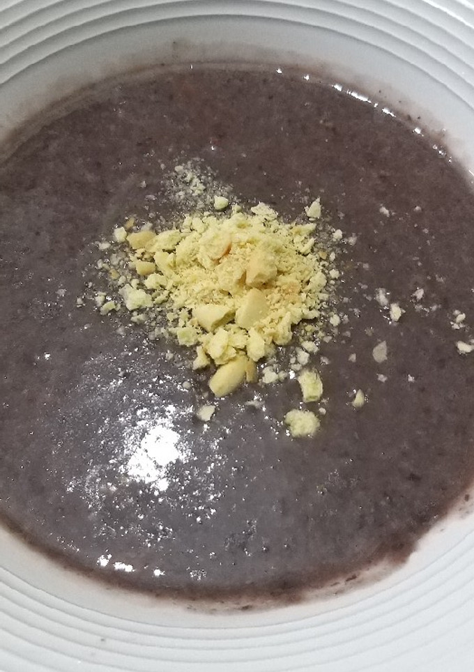 Una foto de Crema de frijol