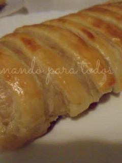 Una foto de Mini trenza de hojaldre con tres sabores