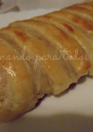 Una foto de Mini trenza de hojaldre con tres sabores