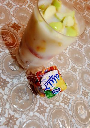 صورة لوصفة عصير فواكه ولا أروع يمي يمي حبييت 😍