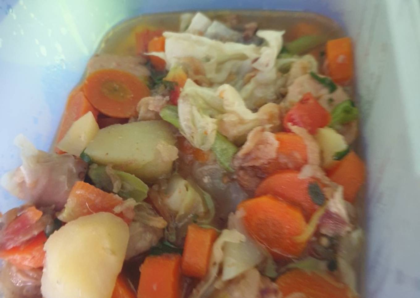 Sop sayur ayam mudah dan enak