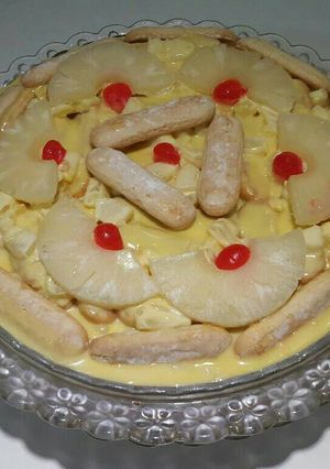 Una foto de Carlota de piña
