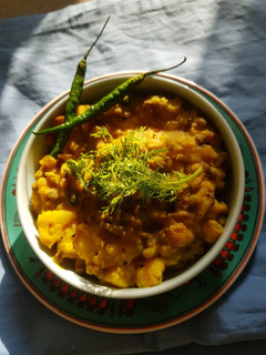 A picture of Dal Chokha.