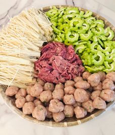 lẩu cá thác lác khổ qua