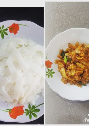 Foto resep Kwetiau mentah homemade