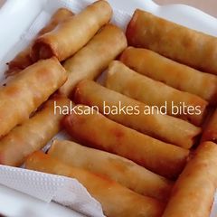 Painted spring rolls A picture of Painted spring rolls.