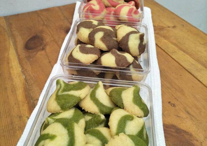 Resep 300. Trio Vortex Cookies, Lezat