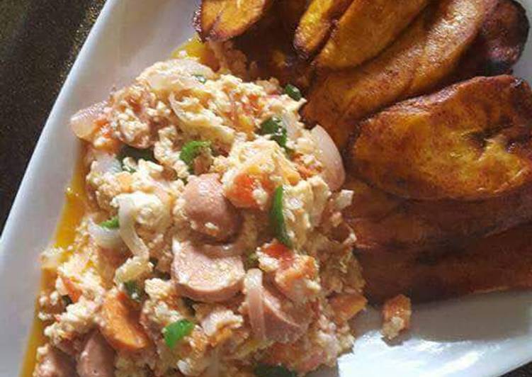 Step-by-Step Guide to Make Super Quick Homemade Fried Plantain and Sausage sauce
