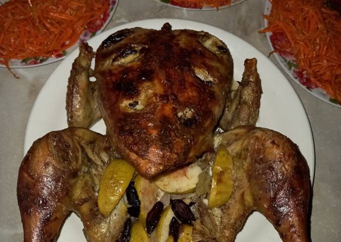 Идеальная курица запечённая в духовке