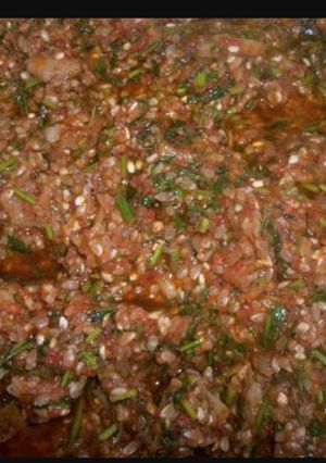 صورة لوصفة المحشي الكداب (خلطة رز المحشي)