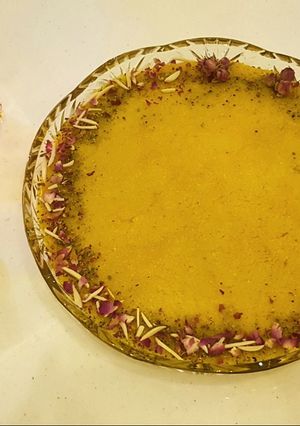 عکسی از دستور حلوای پرتقال خامه ای