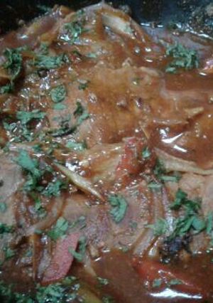 Una foto de Carne agridulce