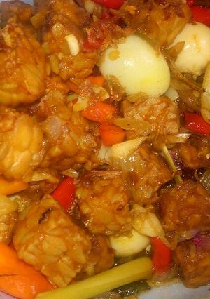 Foto resep Tempe orek basah