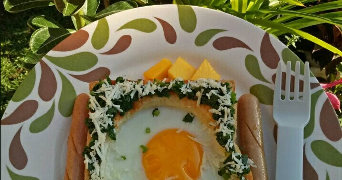 Resep Roti Panggang Telur Ceplok Sarapan Praktis Oleh Mommy Rey Cookpad