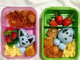 Nasi gurih biru magic com (bunga telang)