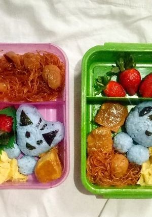 Foto resep Nasi gurih biru magic com (bunga telang)