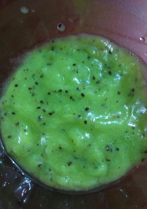 Foto resep Pure kiwi apel MPASI 8m+