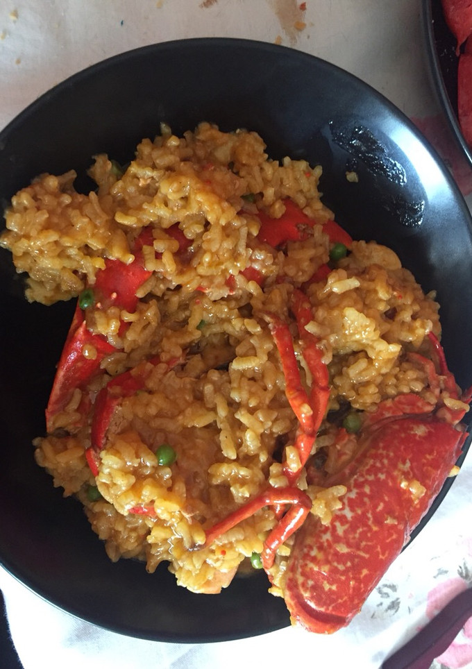 Una foto de Arroz con bogavante