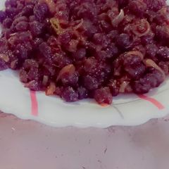 A picture of Simple kaly chana chaat😋.