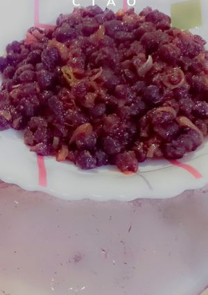 A picture of Simple kaly chana chaat😋.