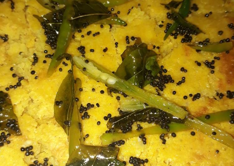 Recipe of Super Quick Homemade Baked Dhokla