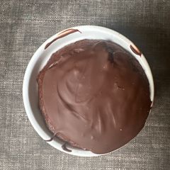 A picture of Steamed Chocolate Muffins.