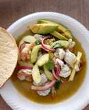 Aguachile de Camarón al cilantro