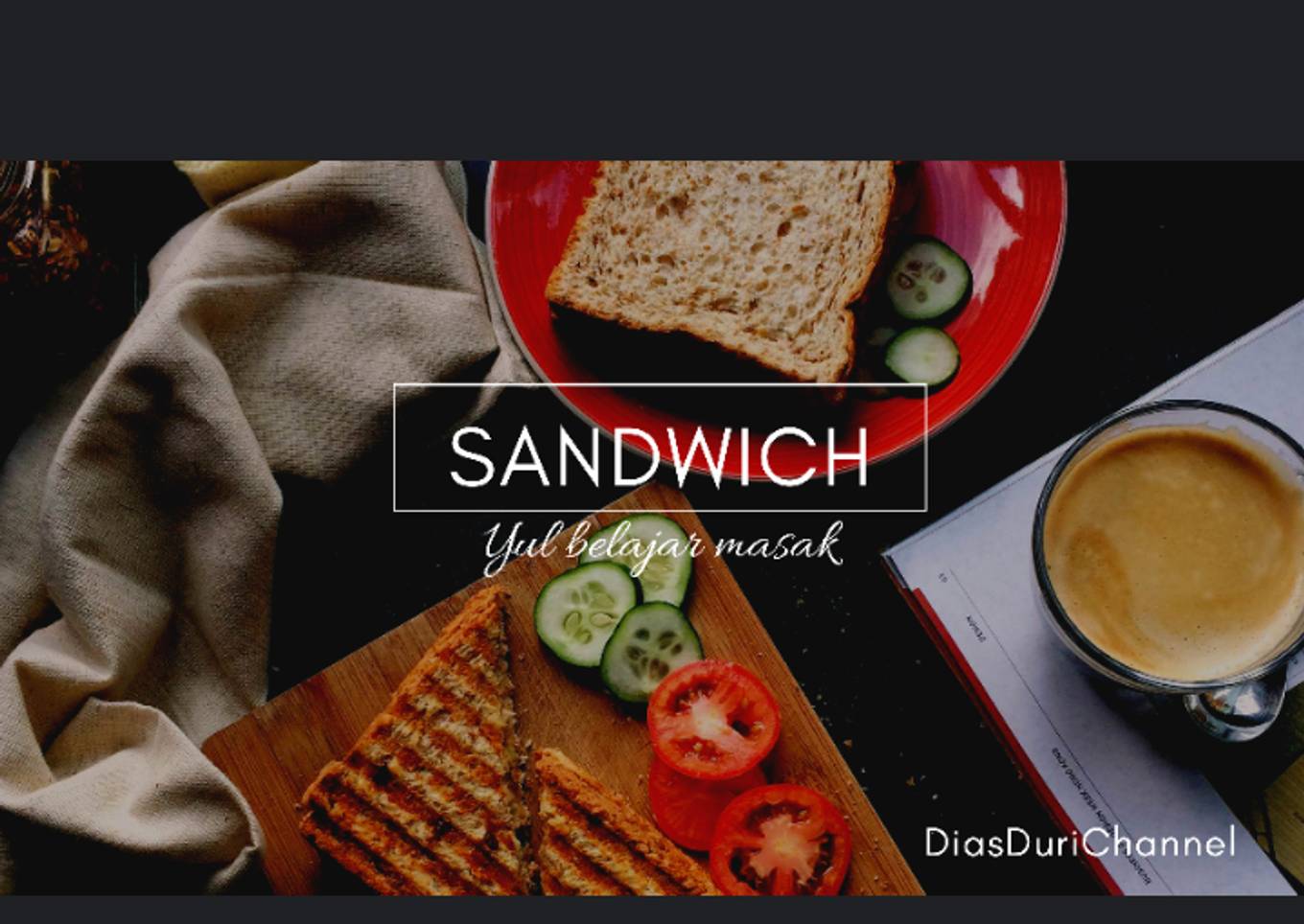 Sandwich Daging Ayam Panggang (Hanya Pakai Teflon)