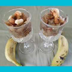 A picture of Banana Halwa.