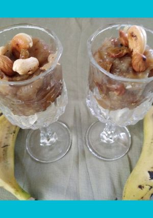 A picture of Banana Halwa.
