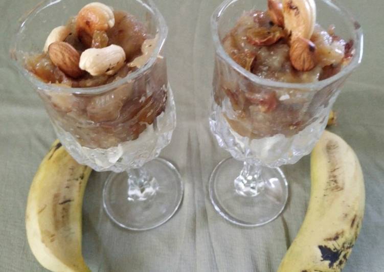 Easiest Way to Prepare Super Quick Homemade Banana Halwa