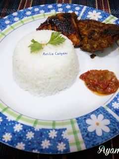Foto resep Ayam Panggang Sambal Terasi Instan