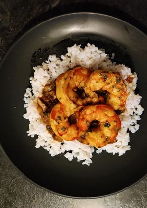 A picture of Prawns Mozambique.