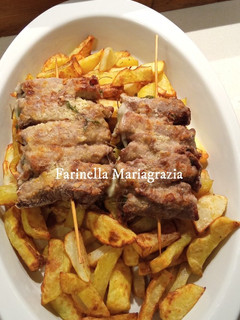 A picture of Veal Rolls with Air Fryer French Fries 👩🍳❤️.