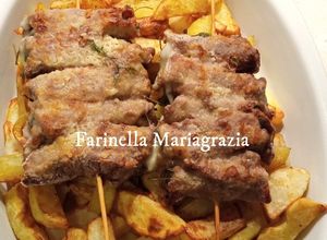 Foto di Involtini di vitello con contorno di patate fritte in friggitrice ad aria 👩‍🍳❤️