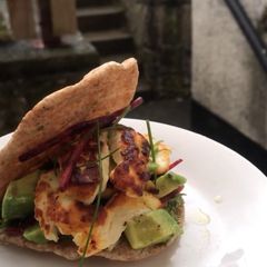 A picture of Halloumi Wrap.