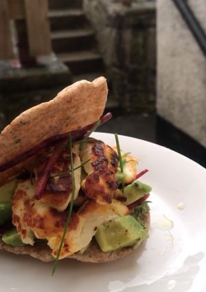A picture of Halloumi Wrap.