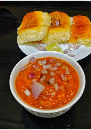 A picture of Healthy Pavbhaji.