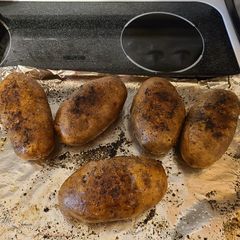 Perfectly baked Potatoes A picture of Perfectly baked Potatoes.