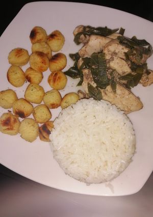 Una foto de Pollo cebollín