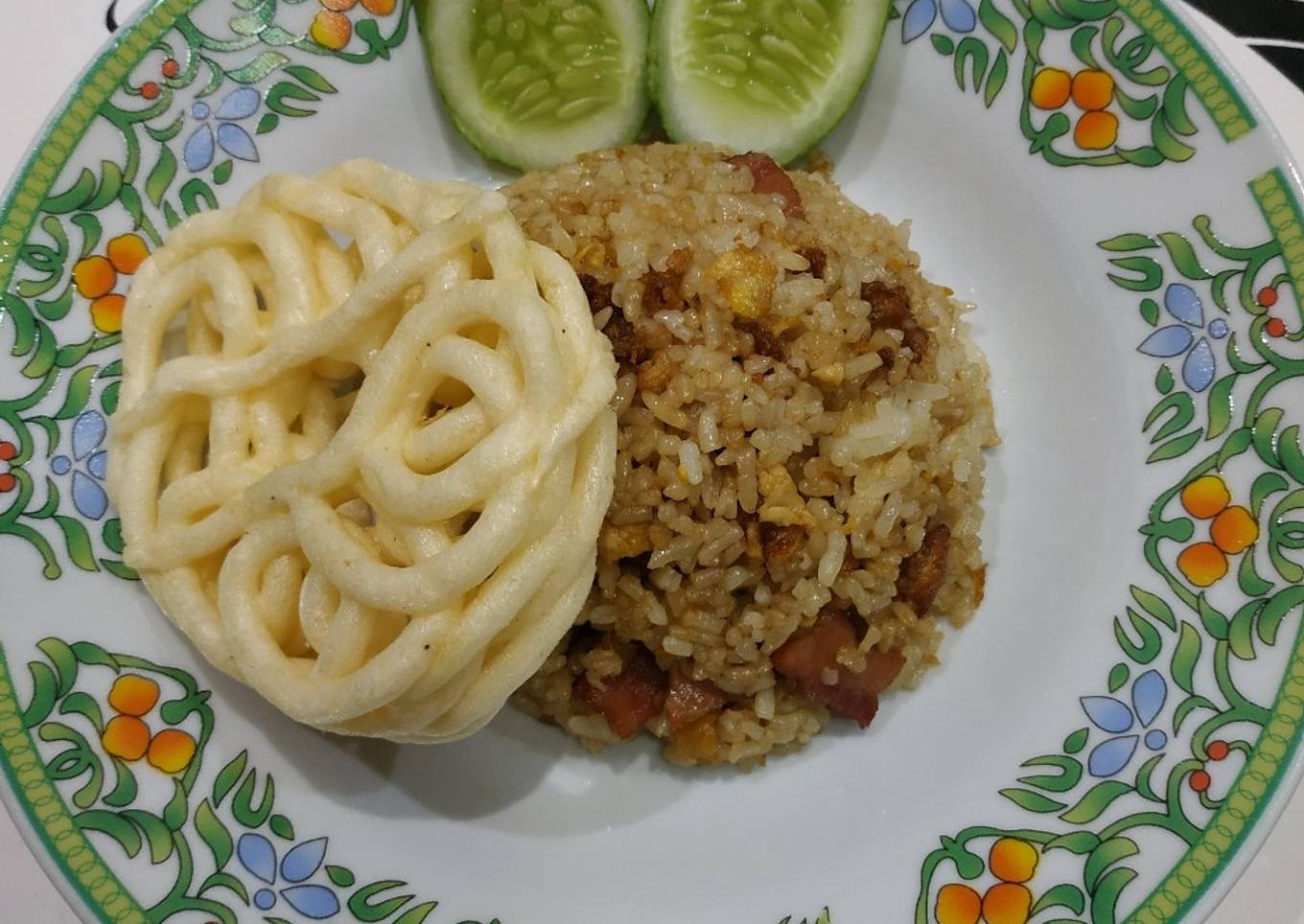 Pork Bacon Fried Rice