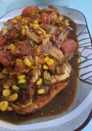 Foto resep Telur kecap warna warni